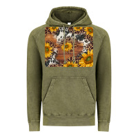 Vintage Olive sunflowers cowhide leopard mousepad Vintage Hoodie - Jasminsmagicworld