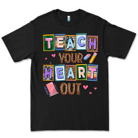 Black teach your heart out Premium Tee - AdoDesignShop