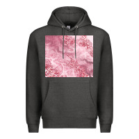 Charcoal Heather glitter pink agate Premium Hoodie - TumblerDesignByShophia
