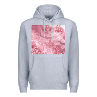 Heather Grey glitter pink agate Premium Hoodie - TumblerDesignByShophia