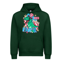 Foreset Green Red white rawr Urban Hoodie - FaDigitalArtStudio