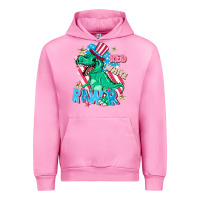 Fuchsia Pink Red white rawr Urban Hoodie - FaDigitalArtStudio