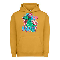 Pigment Peanut Butter Red white rawr Urban Hoodie - FaDigitalArtStudio