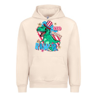 Sandshell Red white rawr Urban Hoodie - FaDigitalArtStudio