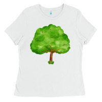 White tree Ladies Tee - FaDigitalArtStudio