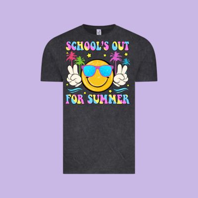 School's Out For Summer Vintage Tee Designed By Jahusdesignshop