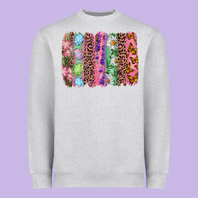 Western Easter Brushstroke Heavyweight Sweatshirt Designed By Nancycooperartshop