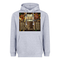 Heather Grey dad bbq timer Heavyweight Hoodie - TumblerDesignByShophia