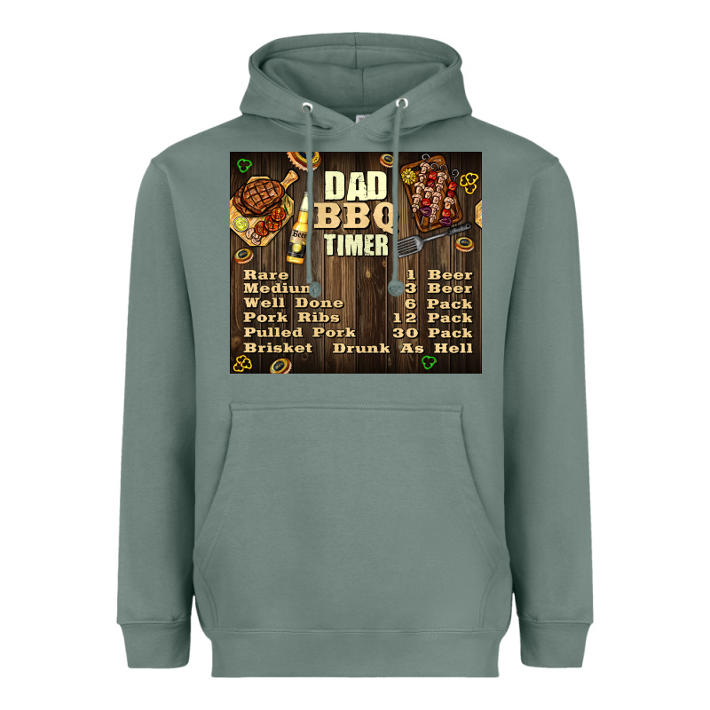 Dad Bbq Timer Heavyweight Hoodie by TumblerDesignByShophia | Teevron