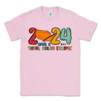 Bubblegum Pink total solar eclipse Classic Tee - MaliasSmallBusiness
