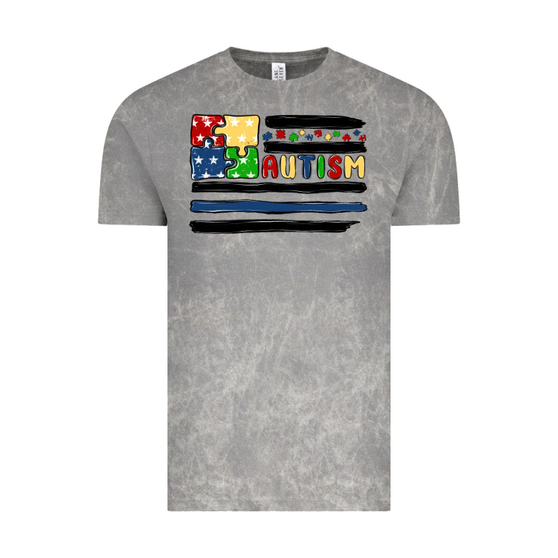 Autism Usa Flag Vintage Tee by MaliasSmallBusiness | Teevron