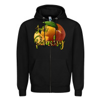 Black Just Peachy Zipper Hoodie - Bettercallsaul