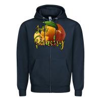 Navy Just Peachy Zipper Hoodie - Bettercallsaul