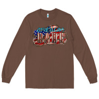 Chestnut American babe Long Sleeve Tee - NancyCooperArtShop