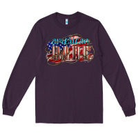 Plum American babe Long Sleeve Tee - NancyCooperArtShop