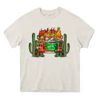Cream cinco de mayo truck Heavy Core Tee - RacoonDesign