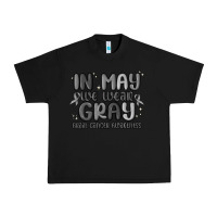 Black in may we wear gray brain cancer awareness Urban Heavy Tee - MaliasSmallBusiness