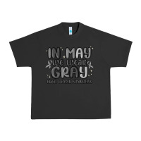 Pigment Black in may we wear gray brain cancer awareness Urban Heavy Tee - MaliasSmallBusiness