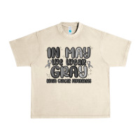 Sandshell in may we wear gray brain cancer awareness Urban Heavy Tee - MaliasSmallBusiness