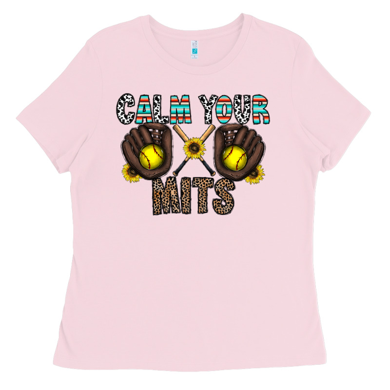 Calm Your Mits Ladies Tee by CowhideDigitalArt | Teevron