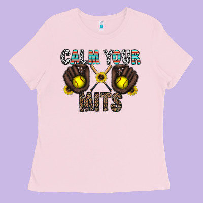 Calm Your Mits Ladies Tee Designed By Cowhidedigitalart