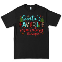 Black santa s favorite respiratory therapist Premium Tee - JahusDesignShop