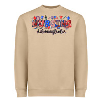 Mushroom 4th of july nursing administrator Heavyweight Sweatshirt - NancyCooperArtShop