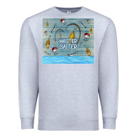 Heather Grey master baiter Premium Sweatshirt - TumblerDesignByShophia