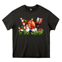 Asphalt joy to the world christmas wine Heavy Core Tee - FaDigitalArtStudio