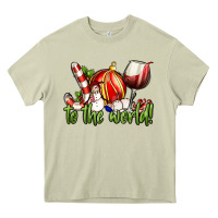 Mossy joy to the world christmas wine Heavy Core Tee - FaDigitalArtStudio
