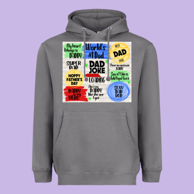 Dad Joke Loading Heavyweight Hoodie Designed By Tumblerdesignbyshophia