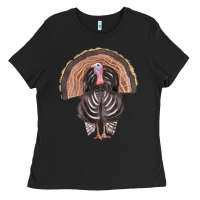 Black turkey Ladies Tee - FaDigitalArtStudio