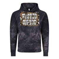Cloud Black Western Wasted On You Background Vintage Hoodie - LillyAllenDesigns