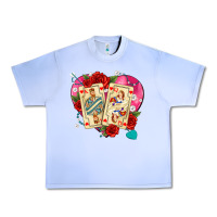 Grape Ice playing cards roses and pearls Urban Heavy Tee - AdoDesignShop