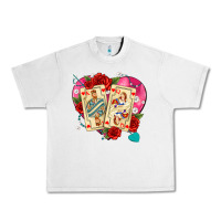 Lunar Rock playing cards roses and pearls Urban Heavy Tee - AdoDesignShop