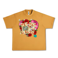 Peanut Butter playing cards roses and pearls Urban Heavy Tee - AdoDesignShop
