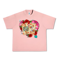 Playing Cards Roses And Pearls Urban Heavy Tee | Teevron