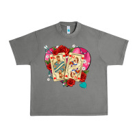 Tornado playing cards roses and pearls Urban Heavy Tee - AdoDesignShop