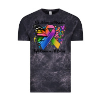Cloud Black we believe in miracles fight cancer in all colors Vintage Tee - MaliasSmallBusiness