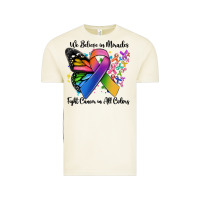 Vintage Arctic we believe in miracles fight cancer in all colors Vintage Tee - MaliasSmallBusiness