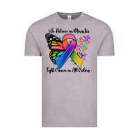 Vintage Zinc we believe in miracles fight cancer in all colors Vintage Tee - MaliasSmallBusiness