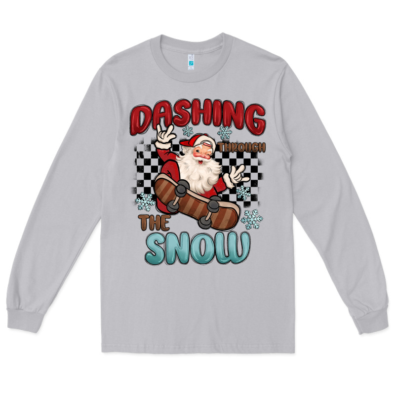 Dashing Through The Snow Long Sleeve Tee by MaliasSmallBusiness | Teevron