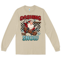 Mushroom dashing through the snow Long Sleeve Tee - MaliasSmallBusiness