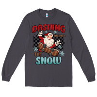 Smoke dashing through the snow Long Sleeve Tee - MaliasSmallBusiness