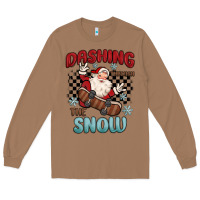 Toasted Coconut dashing through the snow Long Sleeve Tee - MaliasSmallBusiness