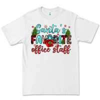 White santa s favorite office staff Premium Tee - JahusDesignShop