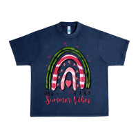 Navy summer vibes Urban Heavy Tee - MaliasSmallBusiness