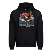 Black I back the blue Urban Hoodie - FaDigitalArtStudio