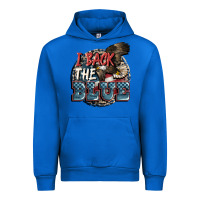 Cobalt I back the blue Urban Hoodie - FaDigitalArtStudio