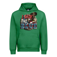 Emerald I back the blue Urban Hoodie - FaDigitalArtStudio